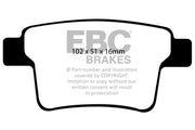 EBC 04-07 Ford Five Hundred 3.0 Ultimax2 Rear Brake Pads