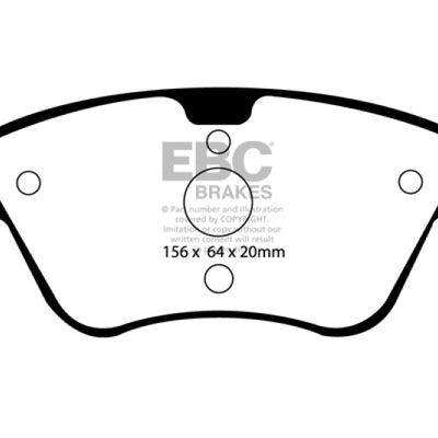 EBC 03-08 Chrysler Crossfire 3.2 Ultimax2 Front Brake Pads