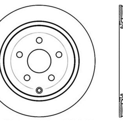 StopTech Drilled Sport Brake Rotor