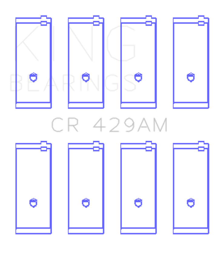 King Engine Bearings Toyota 2A/3A/4A (Size STD) Rod Bearing Set