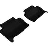 3D MAXpider 2007-2015 Audi Q7 Kagu 2nd Row Floormats - Black