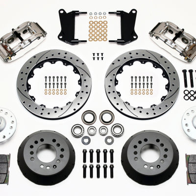 Wilwood Narrow Superlite 6R Front Hub Kit 12.88in Drill Pol 67-69 Camaro 64-72 Nova Chevelle