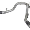 aFe LARGE BORE-HD 4in 409-SS DPF-Back Exhaust w/Dual Black Tips 2017 GM Duramax V8-6.6L (td) L5P