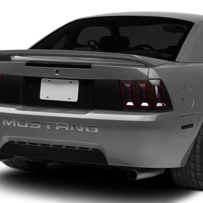 Raxiom 99-04 Ford Mustang Excluding 99-01 Cobra Icon LED Tail Lights- Black Housing (Smoked Lens)
