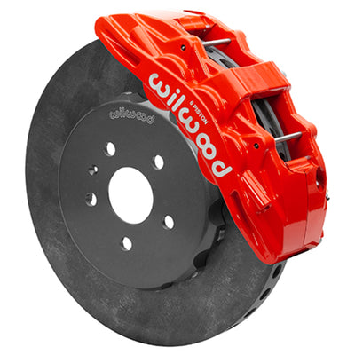 Wilwood SX6R WCCB Carbon-Ceramic 10-14 Chevy Camaro Front Big Brake Kit - Red