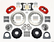 Wilwood Narrow Superlite 6R Front Hub Kit 14.00in Red TCI-IFS 71-78 (Pinto Based)
