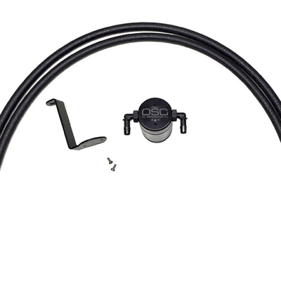 J&L 2005-2019 Nissan Frontier 4L Oil Separator 3.0 - Black Anodized
