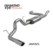 Diamond Eye KIT 3-1/2in Catback Single GAS AL NISSAN TITAN 5.6L 07-10