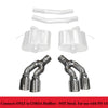Corsa 2016-2019 Cadillac CTS-V 2.75in Inlet / 4.0in Outlet Polished Tip Kit (For Corsa Exhaust Only)
