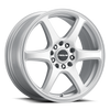 Raceline 146S Matrix 15x7in / 4x100/4x114.3 BP / 40mm Offset / 72.62mm Bore - Gloss Silver Wheel