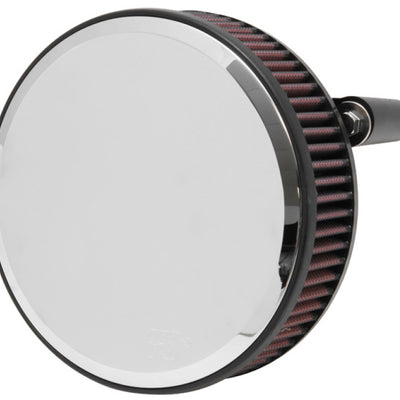 K&N Street Round Metal Intake System - Harley-Davidson - Red Filter 6-8 Size 2.4in In Dia 2.5in H