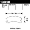 Hawk 16-19 Porsche 911 4.0L Exc/Cayman 3.8L 2016 Porsche Cayman DTC-80 Front Brake Pads