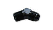 Vibrant 45 Degree Adapter Fitting -6AN x 1/2in NPT