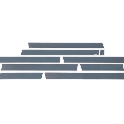 Putco 15-19 Chevy Silverado HD - Crew Cab 8ft Long Box (10pcs) Black Platinum Rocker Panels