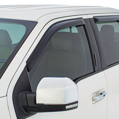 Stampede 2005-2012 Nissan Pathfinder Tape-Onz Sidewind Deflector 4pc - Smoke