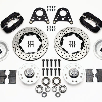 Wilwood Forged Dynalite Front Kit 10.75in Drilled Rotor Art Morrison Strut