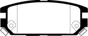 EBC 91-93 Dodge Stealth 3.0 4WD Redstuff Rear Brake Pads