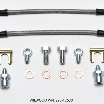 Wilwood Flexline Kit D52 Caliper 10in w/ Banjo 10mm -3/8-24 Chassis