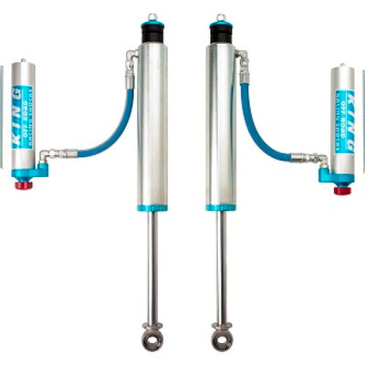 King Shocks 89-97 Toyota Land Cruiser 80 Rear 2.5 Dia Remote Res Shock for 6in Lift w/Adj (Pair)