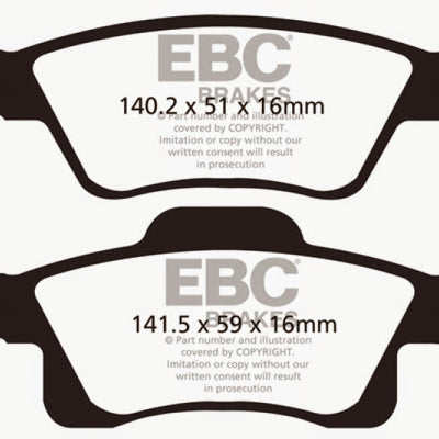 EBC Brakes Bluestuff Street and Track Day Brake Pads