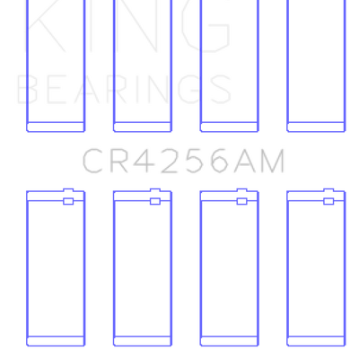 King Chrysler 148/148 Turbo DOHC 16V / Jeep 148 DOHC 16V (Size +0.75) Rod Bearing Set