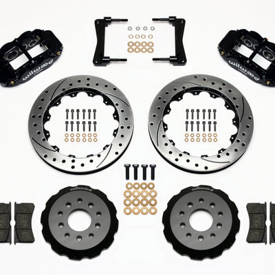 Wilwood Narrow Superlite 6R Front Hat Kit 13.06in Drilled 2005-2014 Mustang