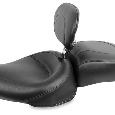 Mustang 82-03 Harley Sportster Wide Touring Recessed Passenger Seat - Black