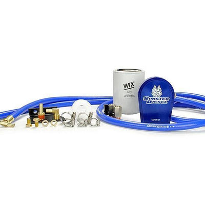 Sinister Diesel 08-10 Ford 6.4L Powerstroke Coolant Filtration System w/ Wix Filter