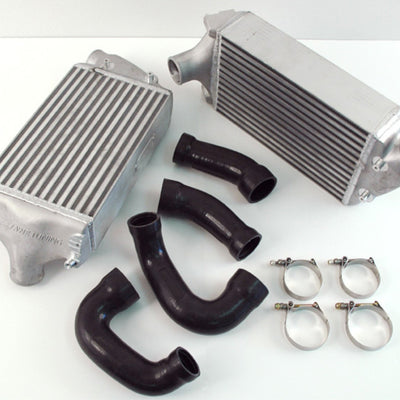 AWE Tuning 997TT/GT2 Performance Intercoolers - Black Hoses