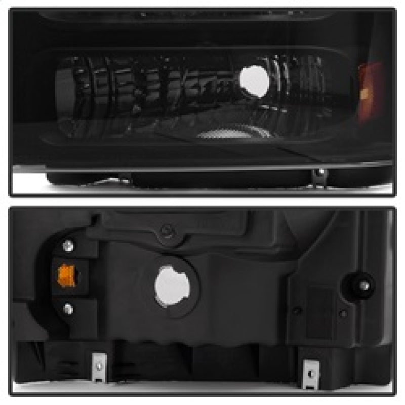 xTune Ford F250 F350 F450 Superduty Excursion 99-04 Headlights Black Smoked HD-JH-FF25099-HA-BSM