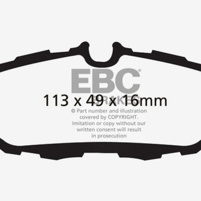EBC 10-14 Ford Mustang 5.0 Bluestuff Rear Brake Pads