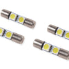 Diode Dynamics 28mm SMF2 LED Bulb Warm - White Set of 4