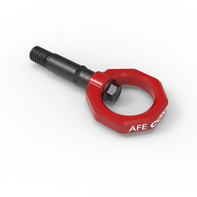 aFe Control Rear Tow Hook Red 20-21 Toyota GR Supra (A90)