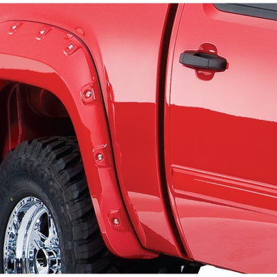 Bushwacker 07-13 GMC Sierra 1500 Fleetside Boss Pocket Style Flares 2pc 69.3in Bed - Black