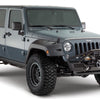 Bushwacker 07-18 Jeep Wrangler Unlimited Pocket Style Flares 2pc 4-Door Sport Utility Only - Black