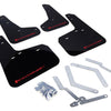 Rally Armor 12-19 Ford Focus ST / 16-19 RS Black Mud Flap w/Red Logo