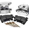 Wilwood D154 Rear Caliper Kit -Polished 1.12 / 1.12in Piston 0.81in Rotor