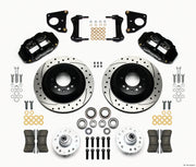 Wilwood Narrow Superlite 6R Front Hub & 1PC Rtr Kit 12.88in Drilled 62-72 CDP B & E Body-Drum