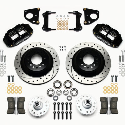 Wilwood Narrow Superlite 6R Front Hub & 1PC Rtr Kit 12.88in Dril 62-72 CDP B & E Body-Drum