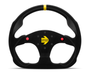 Momo MOD30 Buttons Steering Wheel 320 mm -  Black Suede/Black Spokes/1 Stripe