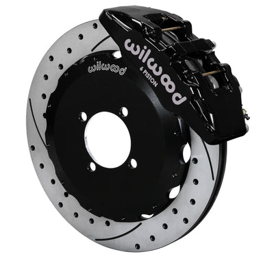 Wilwood Dynapro 6 Front Hat Kit 12.88in Drilled 2016-Up Mazda MX5 Miata w/ Lines