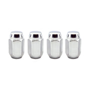 McGard Hex Lug Nut (Cone Seat) 7/16-20 / 13/16 Hex / 1.5in. Length (4-Pack) - Chrome