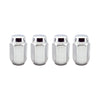 McGard Hex Lug Nut (Cone Seat) 7/16-20 / 13/16 Hex / 1.5in. Length (4-Pack) - Chrome