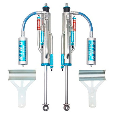 King Shocks 07-18 Jeep Wrangler JK Front 2.5 Dia Hose Remote Bypass Shock 0-2in Lift (Pair)