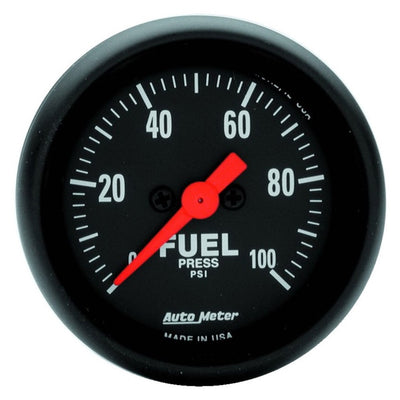 Autometer FSE 52.4mm 0-100 PSI w/o Peak & Valley Fuel Press Gauge