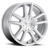 Raceline 145S Encore 17x7.5in / 5x108/5x114.3 BP / 40mm Offset / 72.62mm Bore - Gloss Silver Wheel