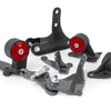 Innovative 88-91 Civic D-Series Black Steel Mounts 95A Bushings (92+ Engine Hydro Conversion)