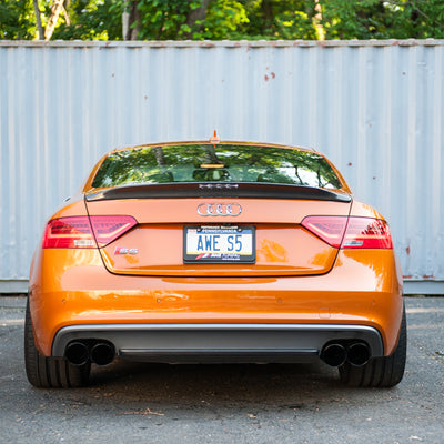 AWE Tuning Audi B8.5 S5 3.0T Track Edition Exhaust - Diamond Black Tips (102mm)