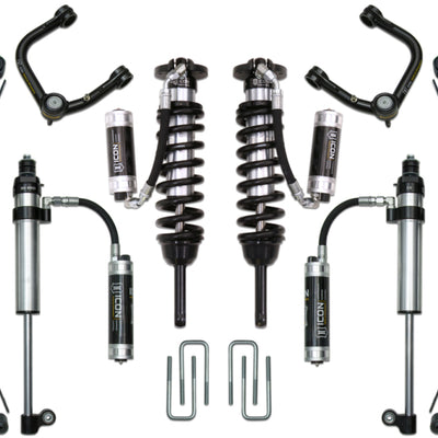 ICON 05-15 Toyota Tacoma 0-3.5in/16-17 Toyota Tacoma 0-2.75in Stg 9 Suspension System w/Tubular Uca