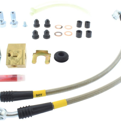 StopTech 06-10 Jeep Grand Cherokee (all) Stainless Steel Rear Brake Lines